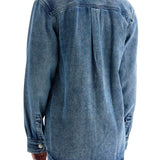 DENIM TALBOT BUTTON-UP