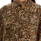 'TEYSA SILK LEOPARD PRINT