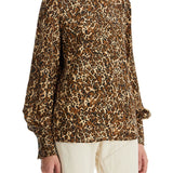 'TEYSA SILK LEOPARD PRINT