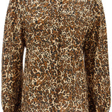 'TEYSA SILK LEOPARD PRINT