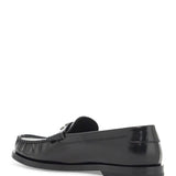 BRUSHED LEATHER LOAFERS