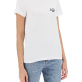 DENISE T-SHIRT WITH LOGO EMBROIDERY