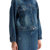 "BOXY DENIM JACKET IN C