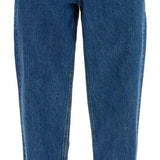 ORGANIC COTTON INDIGO BLUE WIDE LEG JEANS