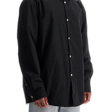 PADDED OVERSHIRT WITH EMBROIDERED LOGO