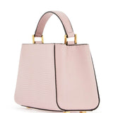 MINI DIAMOND LINK LEATHER LIZARD PRINT HANDBAG