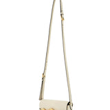 LEATHER LIZARD PRINT DIAMOND SHOULDER BAG