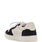 SNEAKER DICE LO BEIGE AND BLACK IN LEATHER AND SUEDE WITH RECYCLED MATERIALS