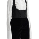 SILK TUXEDO VEST