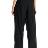 DOUBLE PLEAT FLUID TROUSERS