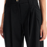 DOUBLE PLEAT FLUID TROUSERS