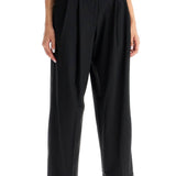 DOUBLE PLEAT FLUID TROUSERS