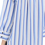 "OVERSIZED STRIPED POPLIN SHIRT