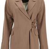 DOUBLE-BREASTED BLAZER WITH