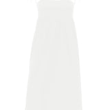 COTTON POPLIN MIDI DRESS IN