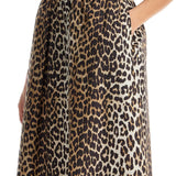 LONG LEOPARD PRINT MAXI SKIRT