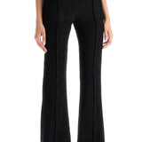 FLARED VISCOSE TROUSERS FOR