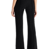 FLARED VISCOSE TROUSERS FOR