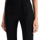 FLARED VISCOSE TROUSERS FOR