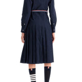 MIDI SHIRT DRESS WITH BELT