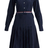 MIDI SHIRT DRESS WITH BELT