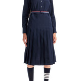 MIDI SHIRT DRESS WITH BELT