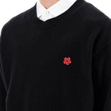 "BOKE FLOWER WOOL PULLOVER