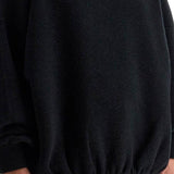 HOODED KNIT SWEATSHIRT WITH