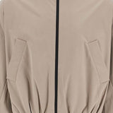 HIGH-NECKED VENTED TRACK JACKET WITH