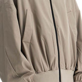 HIGH-NECKED VENTED TRACK JACKET WITH