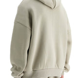 HOODED SWEATSHIRT WITH HALF ZIP