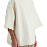 "OVERSIZED HIGH-NECK T