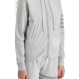 4-BAR HOODIE WITH ZIPPER AND