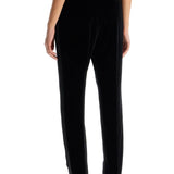 VELVET TUXEDO PANTS