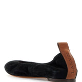 SUEDE BALLET FLATS FOR