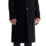 SINGLE-BREASTED CASHMERE COAT