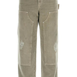 DISTRESSED EFFECT PANTS