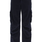 CARGO PANTS WITH LOGO PLAQUE