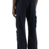 CARGO PANTS WITH LOGO PLAQUE