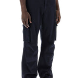 CARGO PANTS WITH LOGO PLAQUE