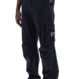 CARGO PANTS WITH LOGO PLAQUE