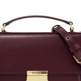 'VENICE LEATHER HANDBAG WITH PALMELL