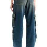 'IRINA' WIDE LEG CARGO JEANS