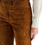 SUEDE LEATHER PANTS FOR MEN