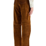 SUEDE LEATHER PANTS FOR MEN