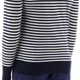 LIGHTWEIGHT STRIPED WOOL PULLOVER SWEATER