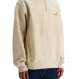 'AMERICAN SCRIPT HALF-ZIP SWEAT