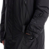 LONG PADDED NYLON PARKA COAT