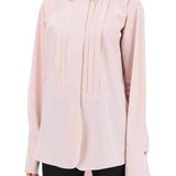 PLEATED BIB SHIRT WITH