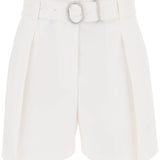 COTTON BERMUDA SHORTS WITH REMOVABLE BELT